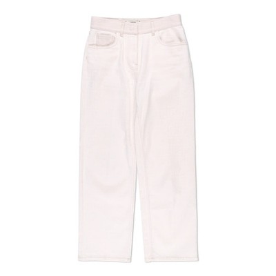 FENDI Damen Jeans Cropped Neutral Button Mid Rise 5-Pocket Größe 40 UVP 830