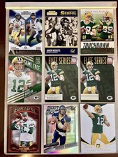 33-card AARON RDGERS lot - Momentum /99, Field Vision /349, Insert & Parallels