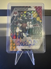 Mike Quick - 2023 Panini Mosaic Choice Red & Yellow Auto - Philadelphia Eagles