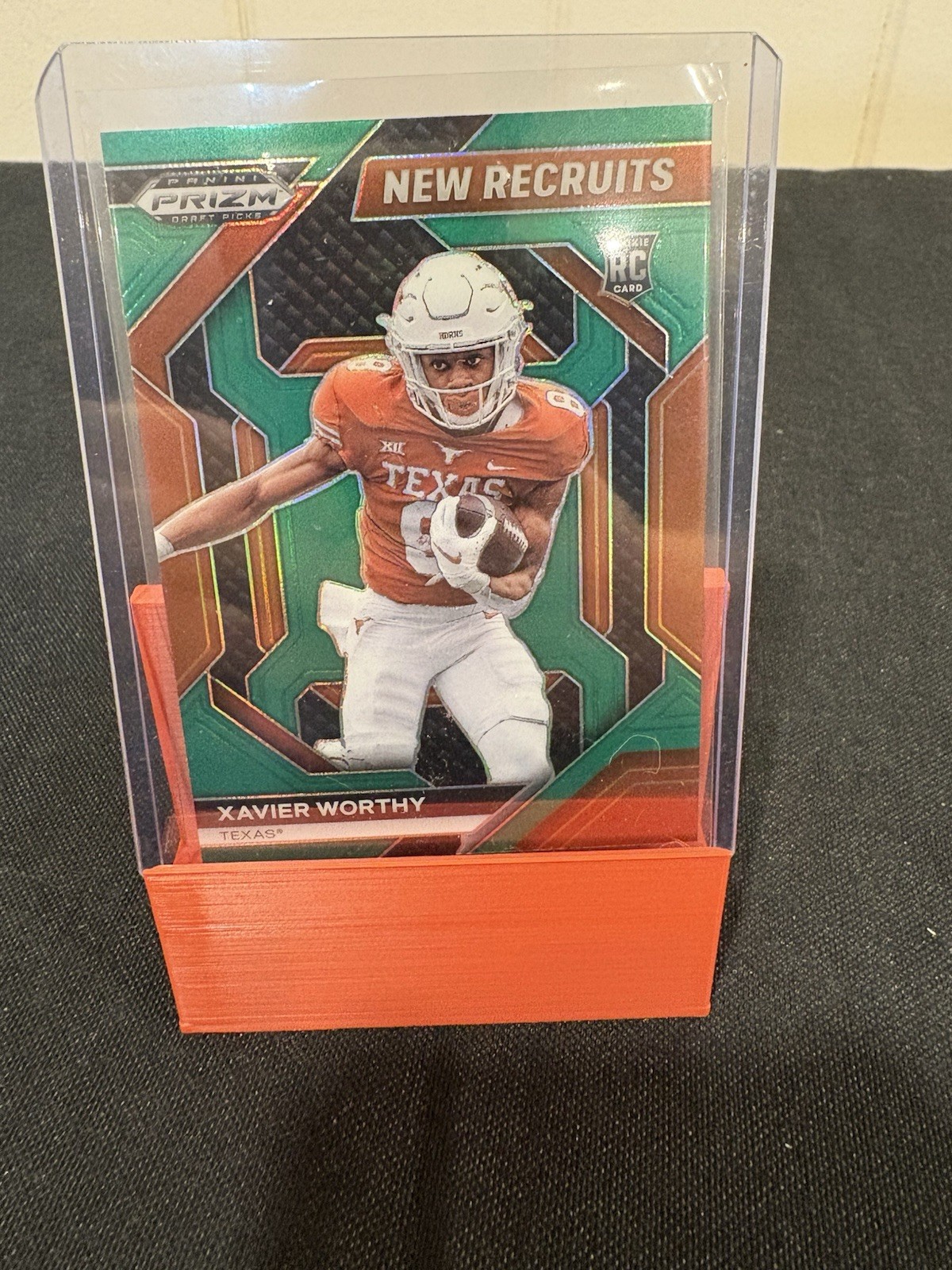 2024 Panini Prizm Draft Picks - New Recruits Xavier Worthy #NR-XWY Green Prizm