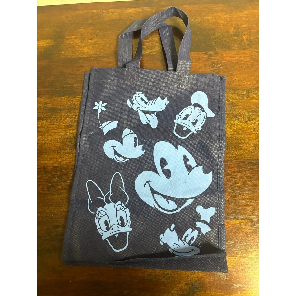 Bolso de Mano Reutilizable Disney Store - Mickey, Minnie, Donald, Daisy, Goofy - Azul Foto 2 de 4