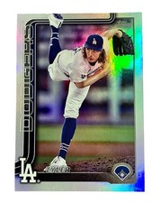 Topps 2025 Series 1 Tyler Glasnow Los Angeles Dodgers Baseball #201 Holofoil