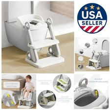 Potty Training Seat, Toddler Toilet Seat With Steps, 2 In 1 Toddler Potty