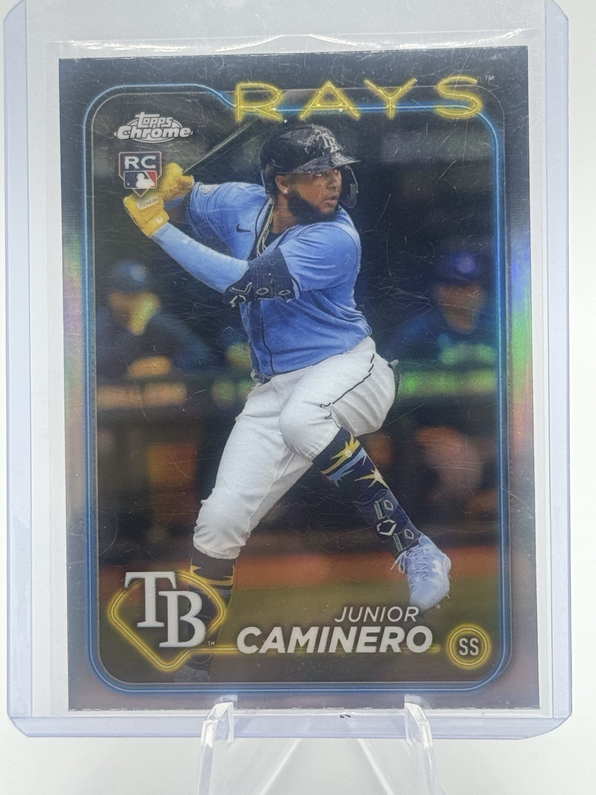 2024 Topps Chrome - Junior Caminero #213 Refractor (RC)