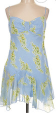 NWT URBAN OUTFITTERS Johanna Printed Chiffon Mini Dress Size L