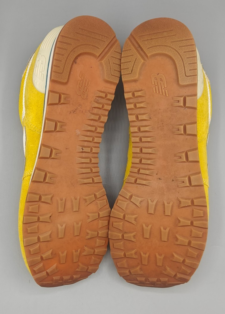 New Balance Mens 574 V2 ML574HB2 Yellow Casual Shoes Sneakers Size 12 D thumbnail 7