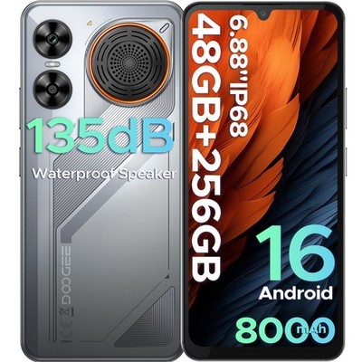2026 DOOGEE M30 Handy 48GB+256GB Android 16 IP68 Waterproof Smartphone 8000mAh