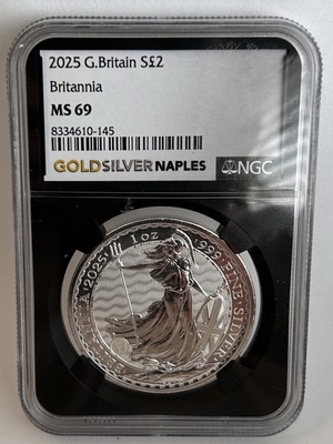 2025 G.Britain S£2 Britannia MS 69 | eBay