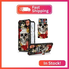 Dikoer for Samsung Galaxy A16 5G 6.7" Kickstand Case with Card Holder, Dual Laye