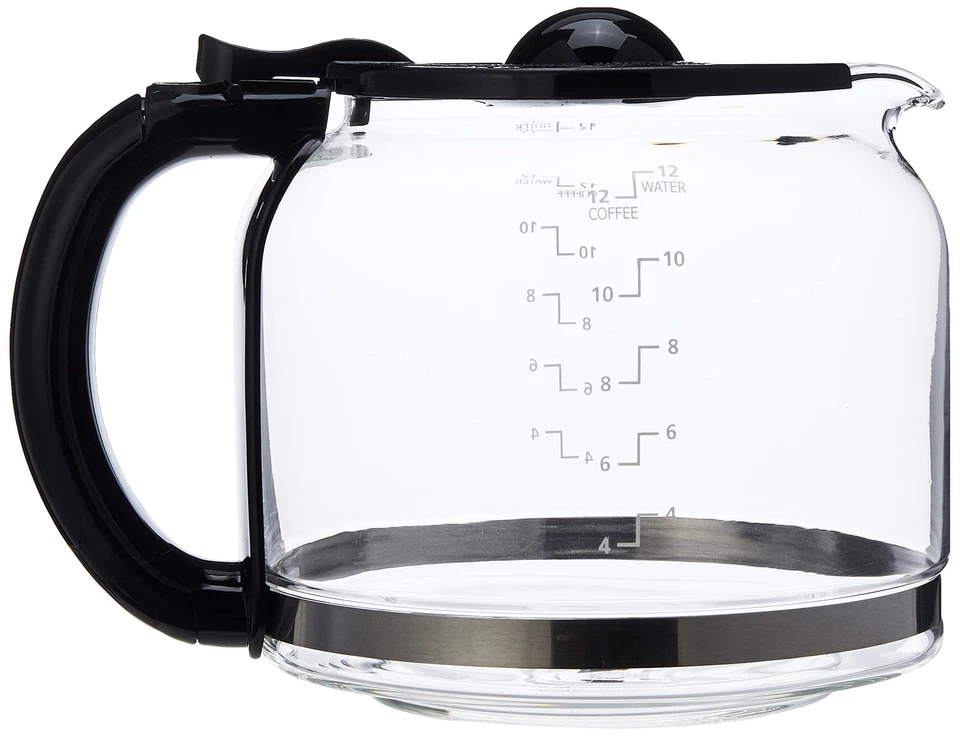 Jarra de vidrio Capresso 12 tazas, negra Foto 3 de 4