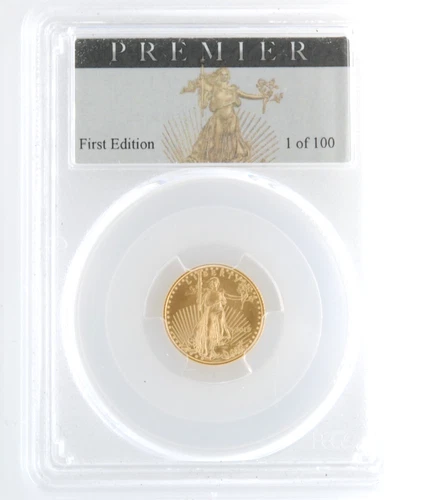 United States 2019 1/10th Ounce American Eagle PCGS MS70 Premier First Edition