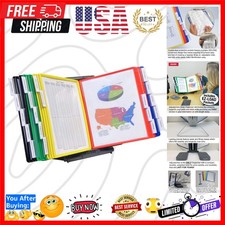 Sturdy 20-Pocket Desk Organizer with Expandable Design - Ideal for Professionals