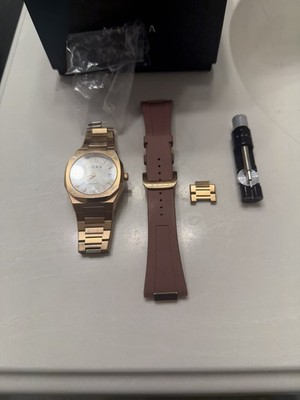Aura Automatic Watch 40mm Rose Gold Stainless Steel With Extra Bracelet/links