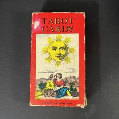 Vintage 1970s Tarot Cards Deck 1JJ Early AG Müller Swiss Printing