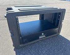SKB ISKB-R6W 6U Space Rack Case Roto Molded Rolling Rack TSA Ready W/ Drawer