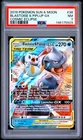 2019 POKEMON SUN & MOON COSMIC ECLIPSE #38 BLASTOISE & PIPLUP GX PSA 7
