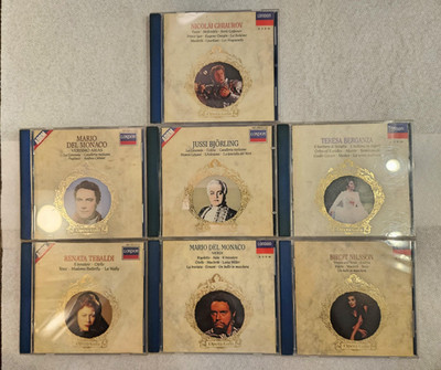 Opera Gala Lot - Del Monaco Bjorling Tebaldi Nilsson Berganza - London Decca