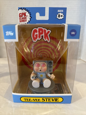 Topps Garbage Pail Kids GPK Classic Series Tee-Vee Stevie w/ Collector Card D3