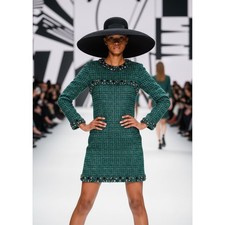 RUNWAY TWEED AUTHENTIC CHANEL DRESS SIZE M/L