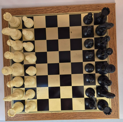 1967 Cavalier Chess Set Tournament Edition 1491 Staunton Design By Pacific Game