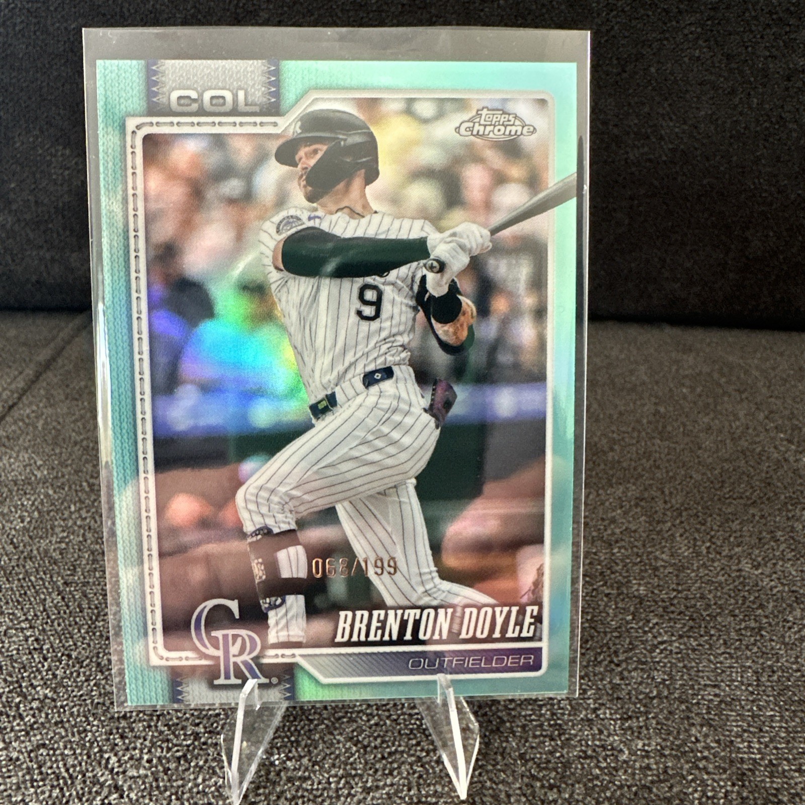 Brenton Doyle #125 Teal Refractor #/199 Rockies, Topps Chrome 2026