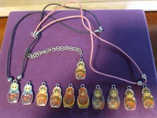 11 Matryoshka Russian Doll Charms Pendant~Mother's Day~Baby Shower~2 Sided~New🪆