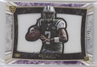 2013 Topps Supreme Rookie Die-Cut Relic Violet 4/25 Geno Smith Patch RC j4h