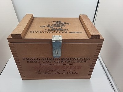 Winchester Small Arms AMMUNITION CRATE WOOD BOX WESTERN SUPER X 