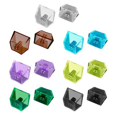 Original Keycaps Mechanical Keyboards Keycaps Blank Transparents Crystal Keycaps