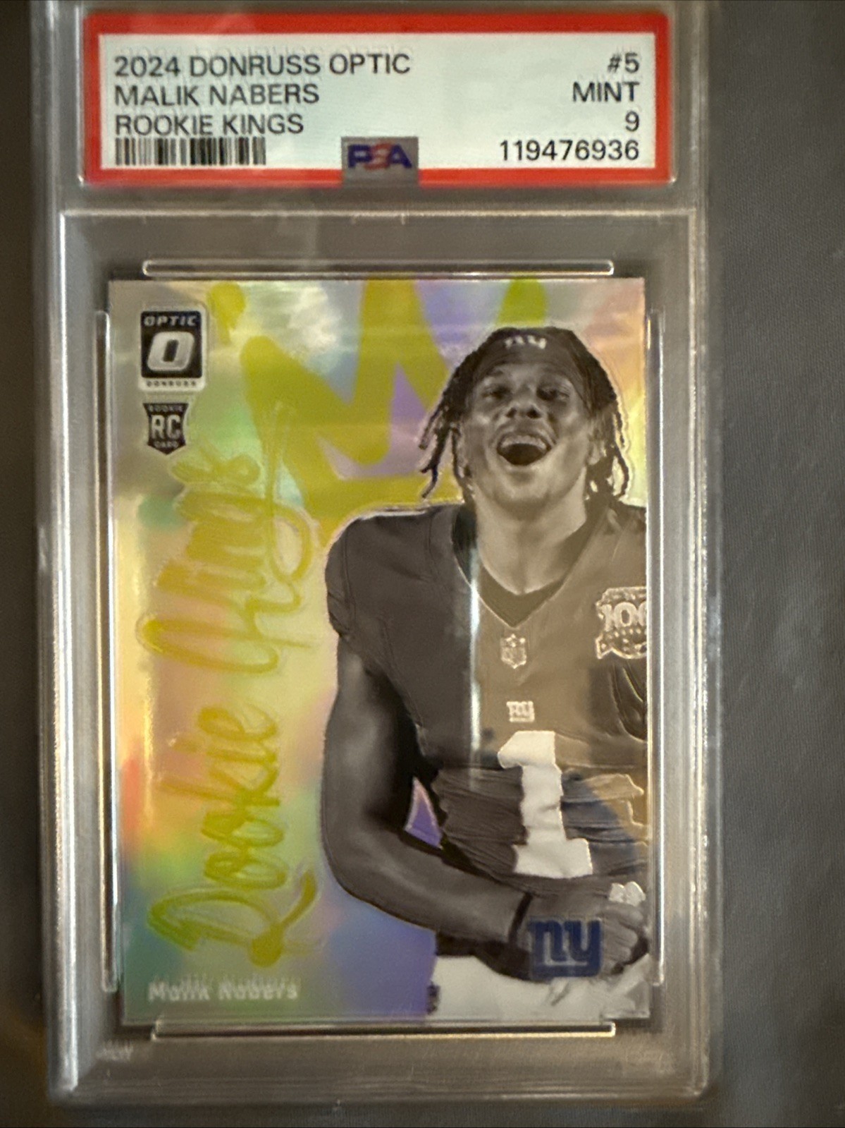 2024 Panini Donruss Optic - Rookie Kings Malik Nabers #5 (RC)