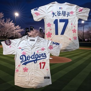 大谷選手17 Dodgers Nike Shohei Ohtani x Murakami Tokyo Series LA Dodgers Kanji #17 Nike On