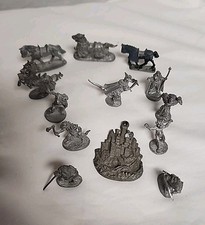 Gaming Pewter Figurines Lot: By Ral Partha 1982, 1986, 1979, Grenadier 1989