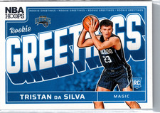 2024-2025 NBA Hoops Tristan Da Silva Rookie Greetings #18