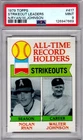 1979 Topps Strikeout Leaders Nolan Ryan Walter Johnson PSA 9 Mint # 417