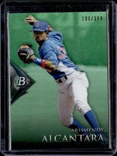 2014 Bowman Platinum #BPCP27 Arismendy Alcantara Chrome  Green Refractors #/399