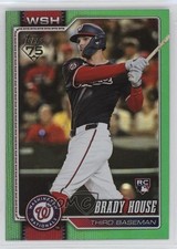 2026 Topps Series 1 Green Rainbow Foil 90/99 Brady House #170 0rz7