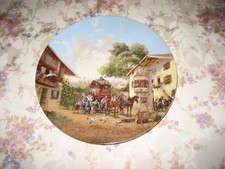 Seltmann Weiden Wandteller Sammelteller Ankunft der Postkutsche Christian Lückel