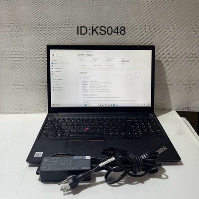 LENOVO E15 i7-10510U @ 1.80GHz 8GB RAM 256GB NVMe W11P W/CHARGER