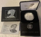 2025 W American Eagle One Ounce Silver Uncirculated Coin-25EG OGP COA