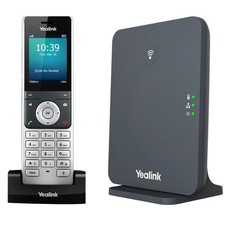 Yealink W76P Cordless DECT W56H Handset IP Phone W70B Base Excellent w-new cords