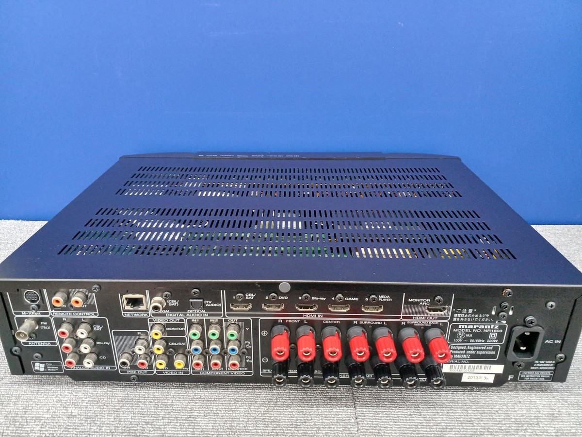 MARANTZ NR1603 AV Surround Receiver w/ Accessories Tested Japan