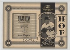 2005 Donruss Timeless Treasures Hall of Fame Gold 12/25 Nolan Ryan HOF e8a