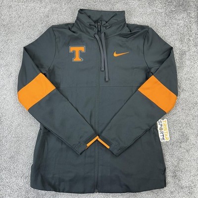 Tennessee Volunteers Jacket Womens Medium Gray Orange Nike Dri Fit Team Issue PE