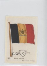 1917 BDV Flags of the World Silks 25th Series Tobacco Belgium Royal Standard a8x