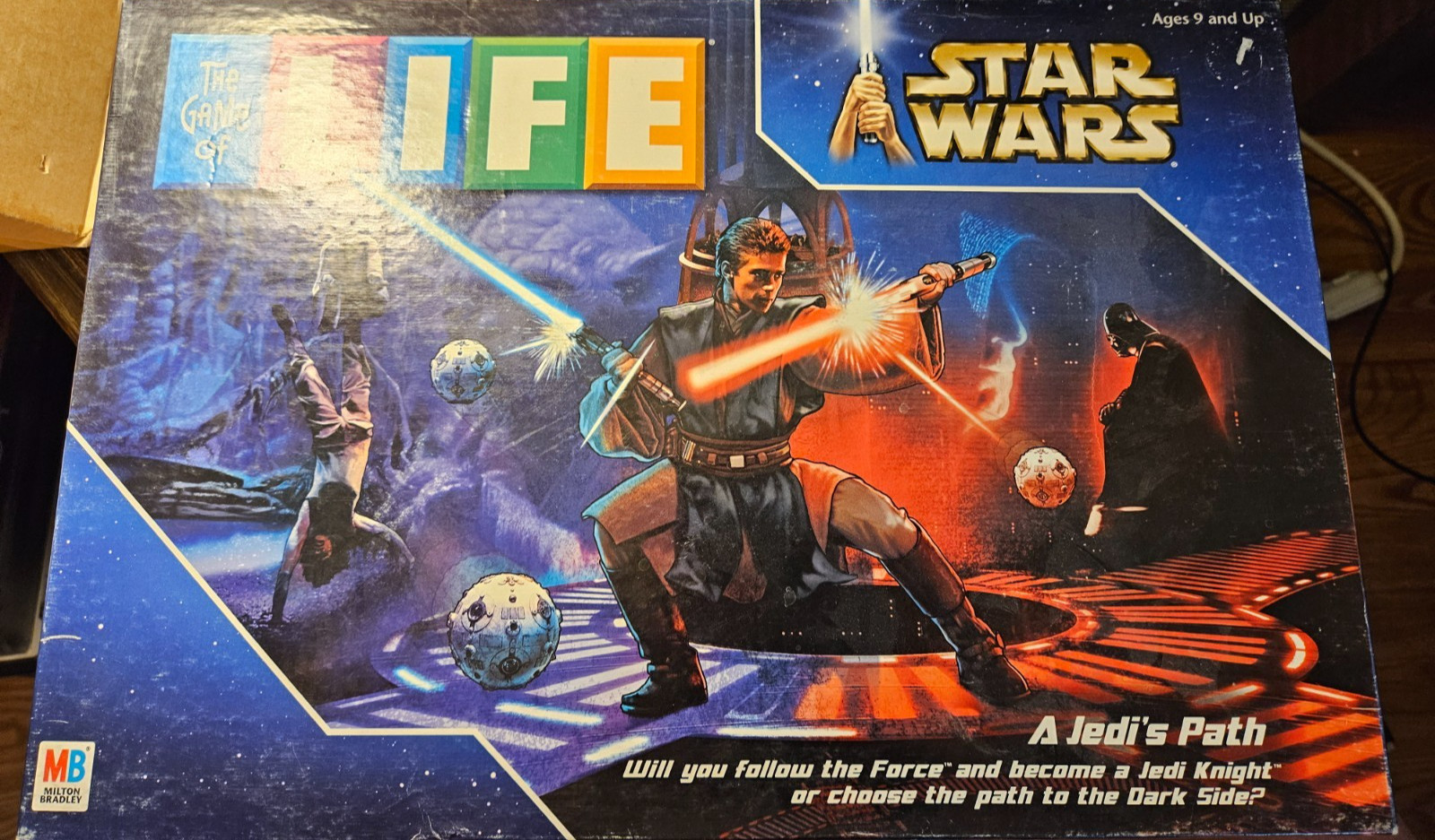 Of Life A Jedi's Path Board Game Missing 4 Cards, 1 Pawn