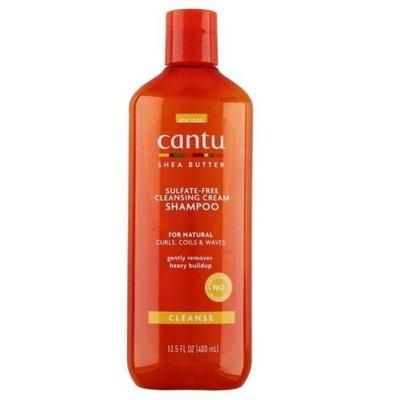 Cantu Sulfatfreie Reinigungscreme Shampoo - 13,5 flüssige Unzen (400ml)