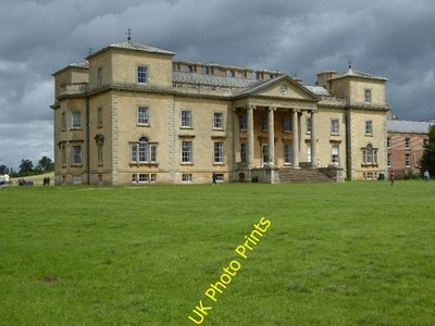 Photo 6x4 Croome Court under leaden skies Dunstall Common  c2016