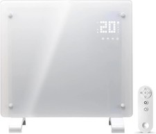 Devola Wifi Enabled Smart Electric Glass Panel Heater 2500W | Alexa Heating