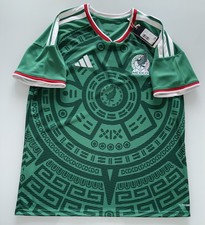 NEW Men  s XL Adidas Mexico Green Home 2026 World Cup Jersey Slim Fit