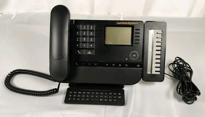 Alcatel Lucent 8039 Premium DeskPhone mit Keyboard Tastatur und 10-Tasten-Modul